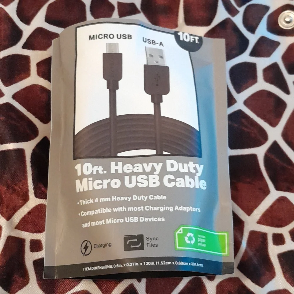 Tech NY Inc Micro USB Cable